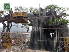 綦江县山石假山施工方案