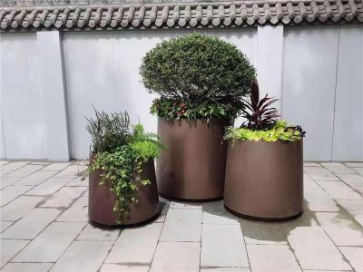 吴忠镀锌板花箱生产