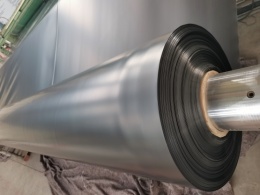 2mm厚hdpe土工膜美标黑色光面用于垃圾填埋