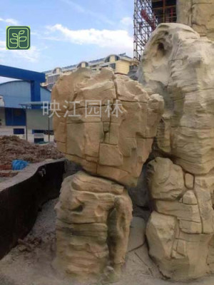 长葛市流水假山设计施工