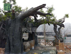 老城区假树大门设计施工