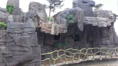 光泽县英石假山专业师傅施工