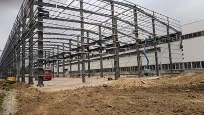 平安镇承包地搭建铁皮棚流程