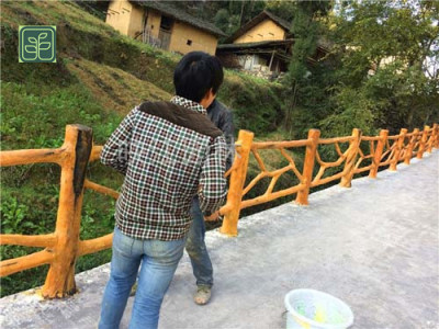 鹤峰县美丽乡村栏杆专业师傅施工