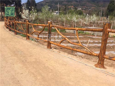 遂昌县景区仿木栏杆专业施工团队