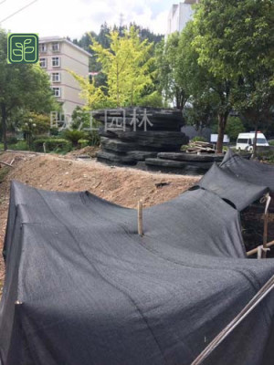 桐梓县斧劈石假山专业师傅施工