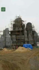 金华流水假山专业师傅施工