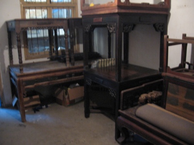 上海收购老红木家具 八仙桌收购 红木大床