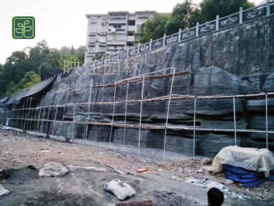 自流井区流水假山专业施工团队