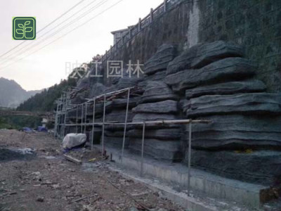 岳阳流水假山设计施工