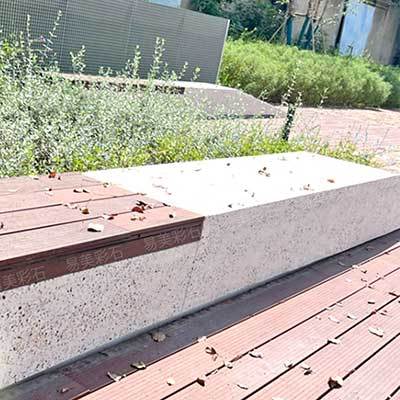 泰科混凝土人造石花坛座椅 UHPC坐凳定制