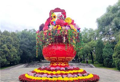 解惑立体花坛造型设计，国庆草花、商业中心立体花坛选哪家