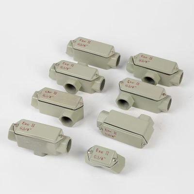 防爆穿线盒BHC6分三通过线盒DN20