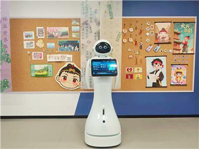 提炼科梦奇迎宾机器人特点，互动性、表情丰富度及团队实力如何