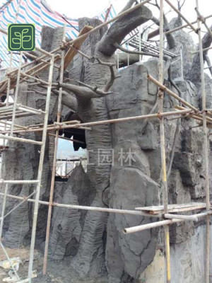 郑州庭院假山专业师傅施工