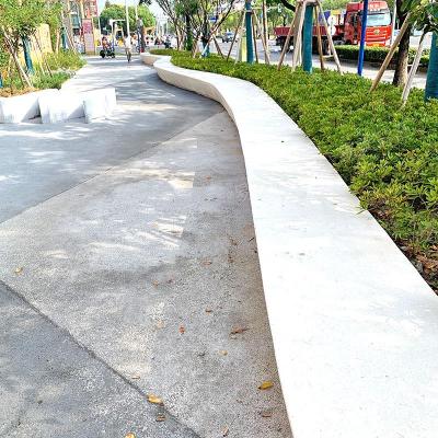 泰克砼石花坛坐凳座椅 浦东张江厂家定制