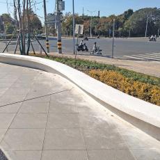 UHPC花坛坐凳座椅厂家定制 户外不裂水磨石