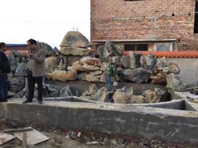 榕城区英石假山设计施工